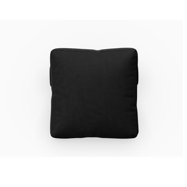 Melns samta spilvens modulārajam dīvānam Rome Velvet – Cosmopolitan Design -image-1