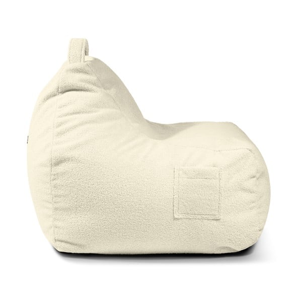 Krēmkrāsas bērnu sēžammaiss no buklē auduma Game Amuse – SLOWDOWN-image-4