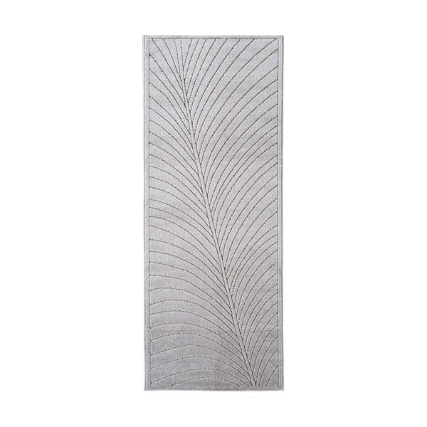Sudraba krāsas iekštelpu un āra celiņa paklājs 80x250 cm Nova 1204 – Ayyildiz Carpets