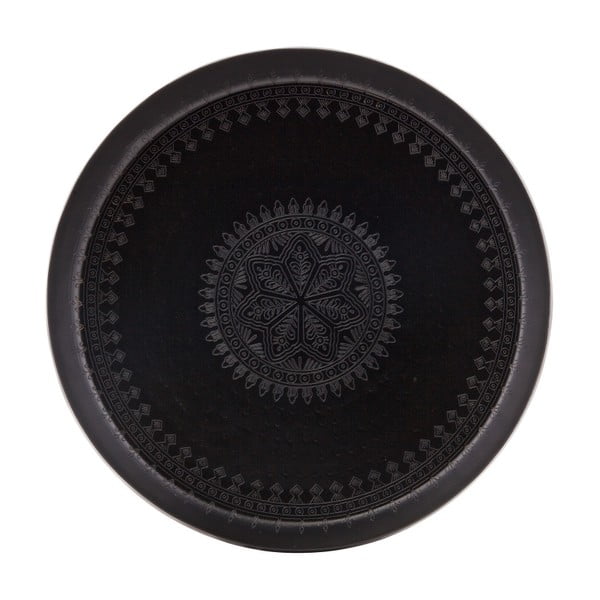 Melns dekoratīvs paplātes BePureHome Servante, ø 55 cm-image-1