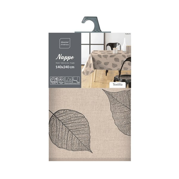 Ar mitru drānu noslaukāms galdauts 140x240 cm Feuillys – douceur d'intérieur-image-4