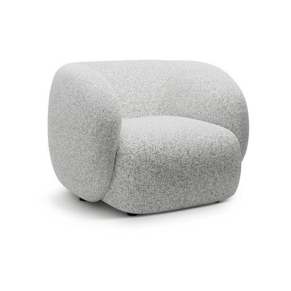 Gaiši pelēks atpūtas krēsls Kate – Micadoni 