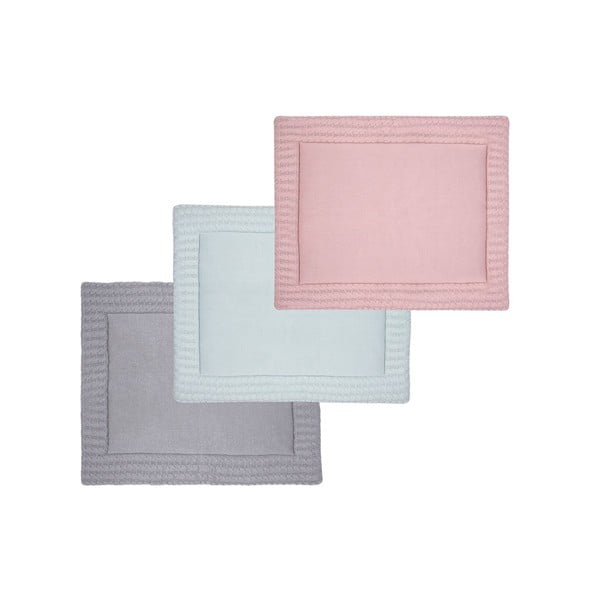 Pelēks kokvilnas rotaļu paklājiņš Kindsgut Mat, 70 x 90 cm-image-3