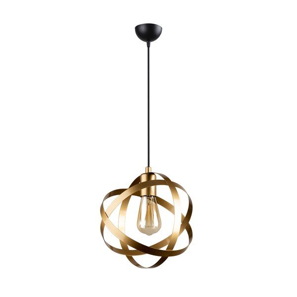 Metāla piekaramā lampa zelta krāsā Lama – Squid Lighting-image-2