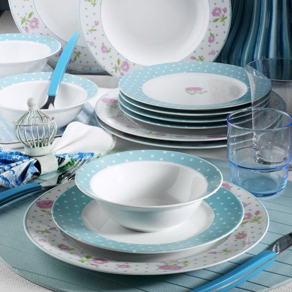 Porcelāna trauku komplekts 24 gabali Kutahya Makala-image-1