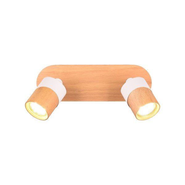 Balta/brūna griestu lampa ø 6 cm Aruni – Trio-image-1