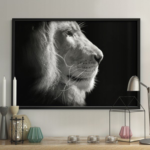 Melnbalts plakāts DecoKing Lion King, 50 x 40 cm-image-1