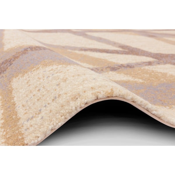 Bēšs vilnas paklājs 100x180 cm Sticks – Agnella-image-2