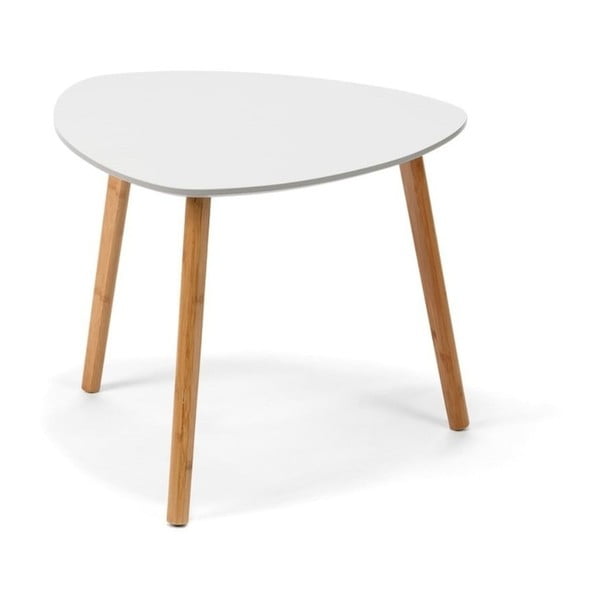 Balts kafijas galdiņš Bonami Essential Viby, 55 x 55 cm