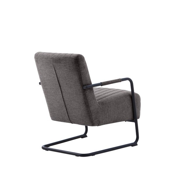 Tumši pelēks atpūtas krēsls Trout – Unique Furniture-image-4