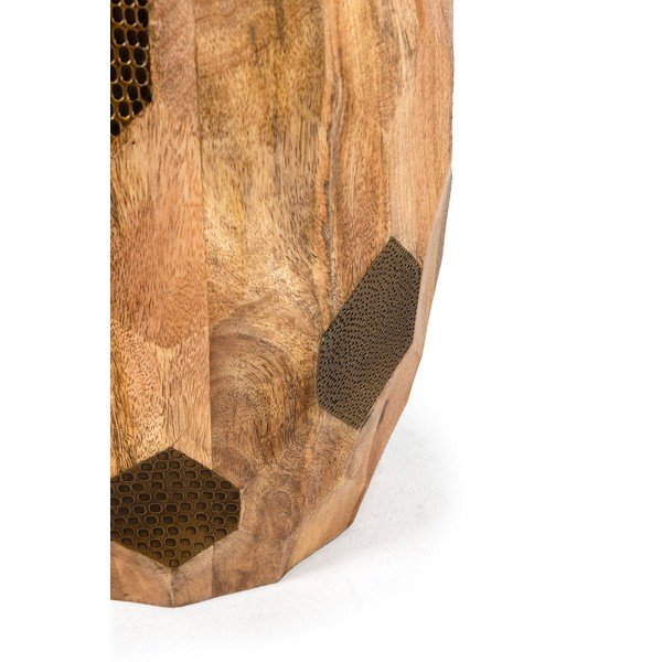 Mango masīvkoka apaļš sānu galdiņš ø 29 cm Fabia – MOME-image-2