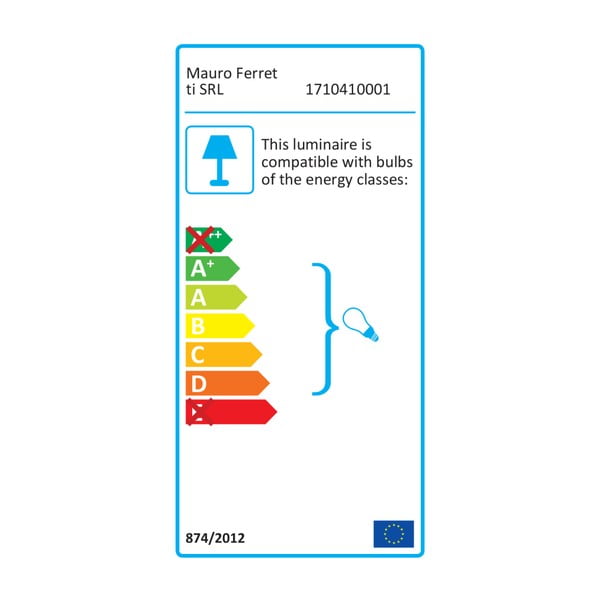 Balta galda lampa ar zeltītu dizainu Mauro Ferretti Glam Flush-image-2