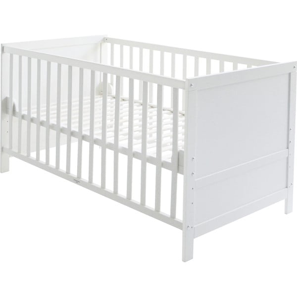 Balta bērnu gultiņa 70x140 cm – Roba