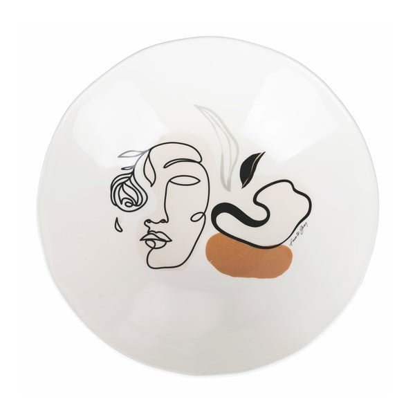 Keramikas salātu bļoda VDE Tivoli 1996 Face to Grey, ø 31,5 cm