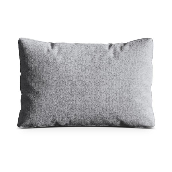 Gaiši pelēks dīvāna spilvens no buklē auduma Kemi – Cosmopolitan Design