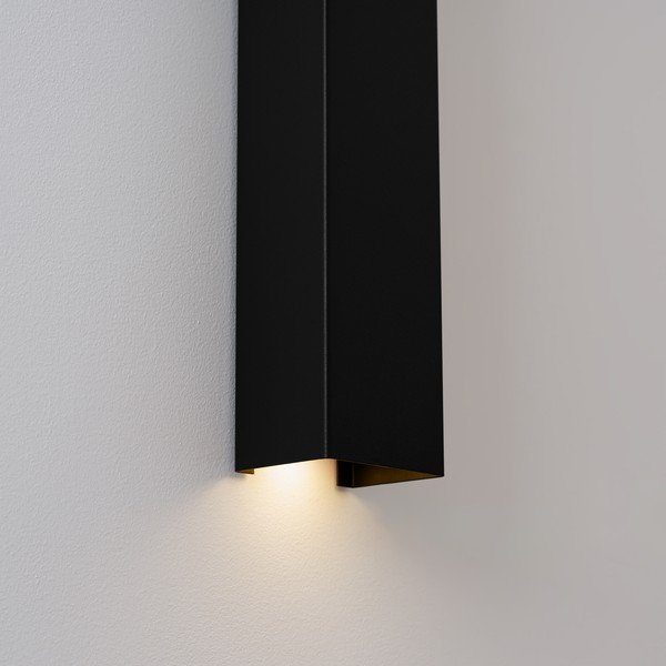 Melna metāla sienas lampa FREYA – Thoro-image-3