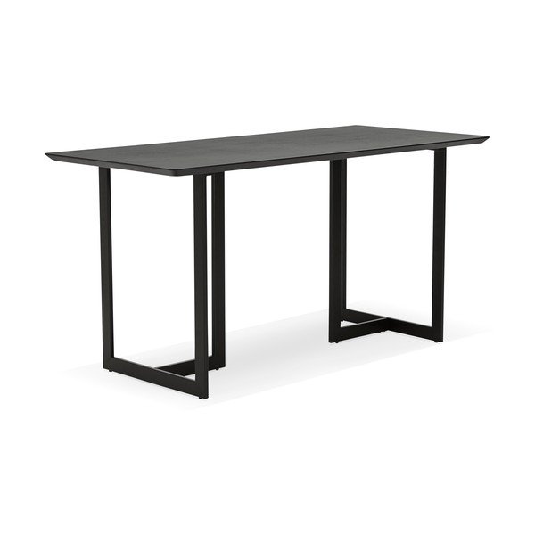 Melns darba galds Kokoon Dorr, 150 x 70 cm-image-3
