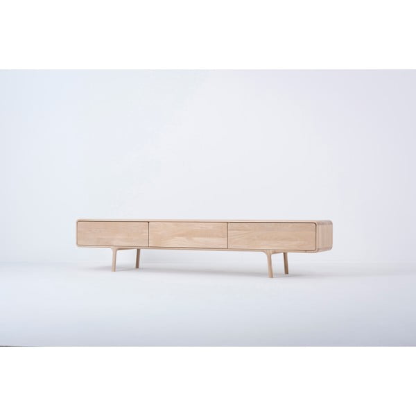 Ozolkoka TV kumode ar 3 atvilktnēm Gazzda Fawn-image-2