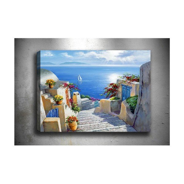 Attēls Tablo centrs Grieķu paradīze, 70 x 50 cm