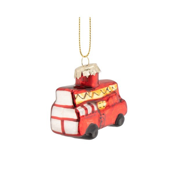 Stikla Ziemassvētku eglītes bumbiņas (3 gab.) 3 cm Transport – Sass & Belle-image-2