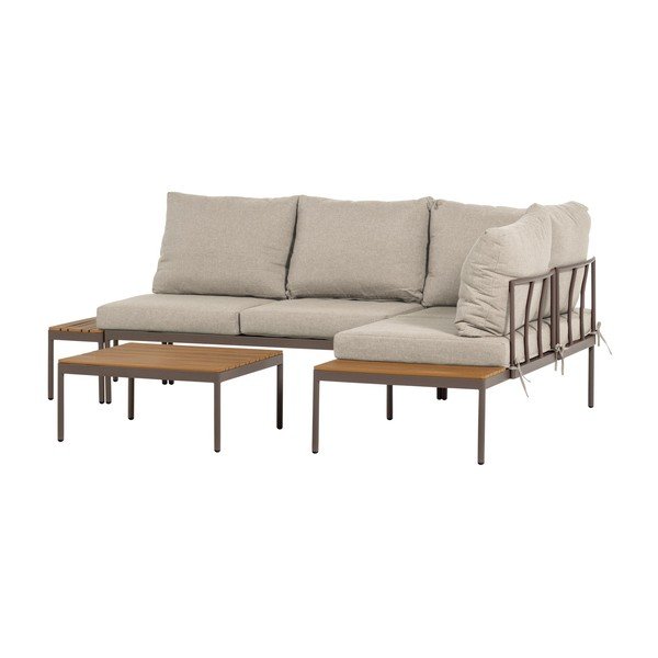 Bēšs dārza atpūtas komplekts 4 personām Zaro – WOOOD-image-3