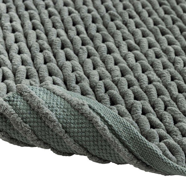 Zaļš vannas istabas paklājiņš 50x80 cm Ariel – douceur d'intérieur-image-2