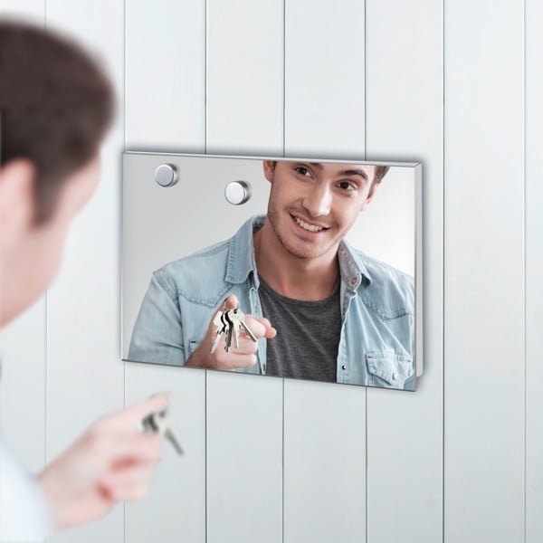 Atslēgu skapis ar magnētisko plāksnīti Wenko Home, 20 x 30 cm-image-1