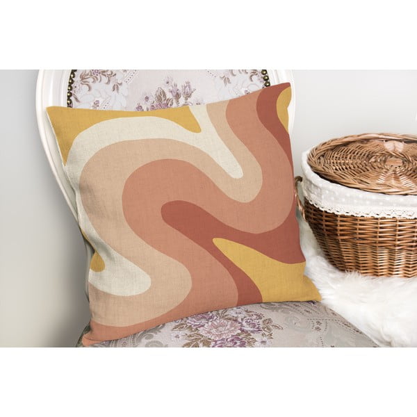 Spilvendrāna 43x43 cm Strawberry Creamsicle – Mila Home-image-1