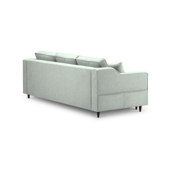Gaiši zaļš trīsvietīgs izlaižamais dīvāns ar glabāšanas vietu Mazzini Sofas Narcisse-image-4