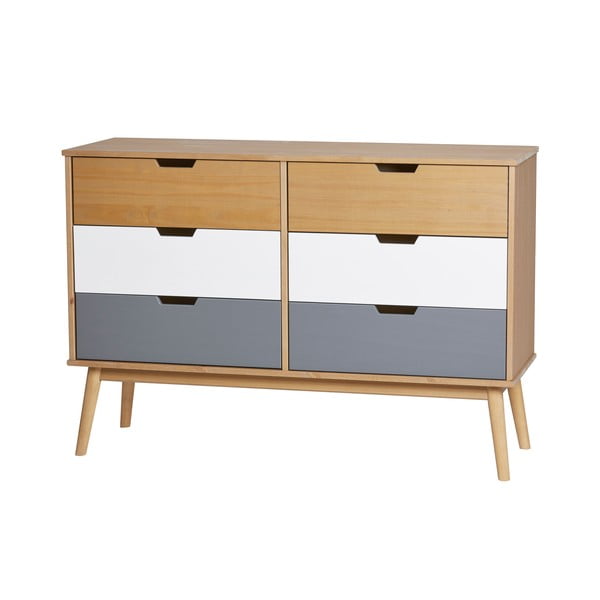 Masīvkoka priedes kumode Marckeric Cusco, platums 120 cm-image-2