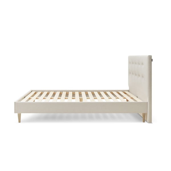 Bēša divguļamā gulta Bobochic Paris Rory Light, 180 x 200 cm-image-3