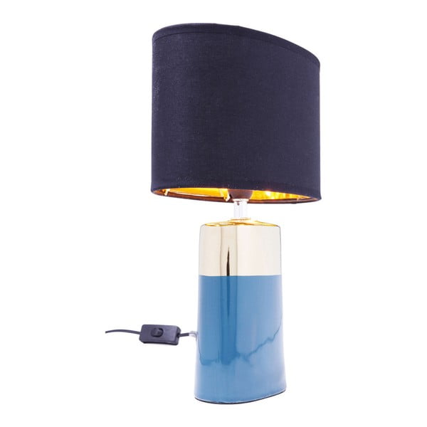 Zila galda lampa Kare Design Zelda, augstums 32,5 cm