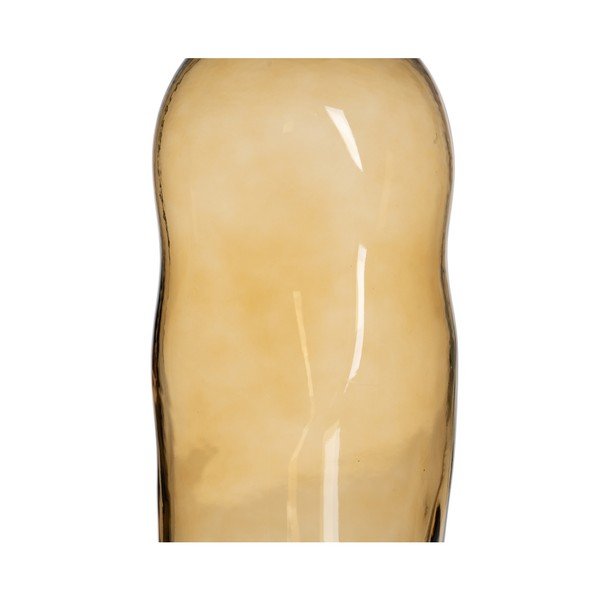 Okera dzeltena stikla vāze (augstums 35 cm) Amber – Ixia-image-4