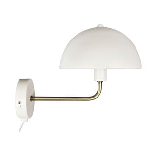 Sienas lampa baltā un zelta krāsā Leitmotiv Bonnet, augstums 25 cm
