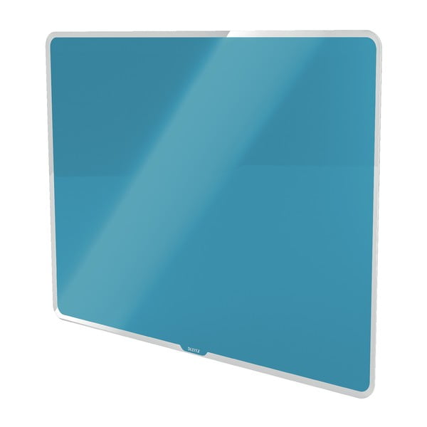 Zila stikla magnētiskā tāfele Leitz Cosy, 80 x 60 cm