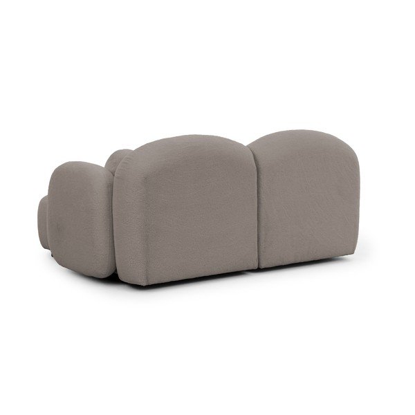 Pelēks stūra dīvāns no buklē auduma (ar labo stūri/ar zvilni) Orbit – Ropez-image-3