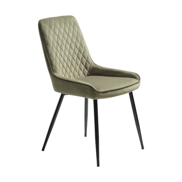 Zaļš samta pusdienu krēsls Milton – Unique Furniture