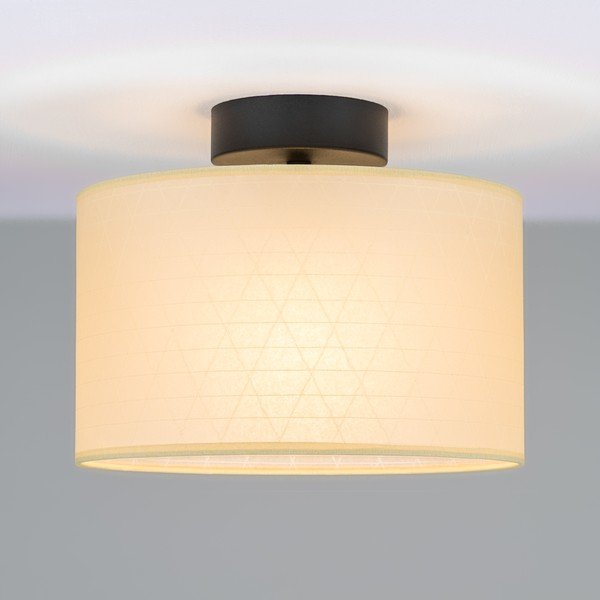 Bēša griestu lampa ar trīsstūra rakstu Sotto Luce Taiko, ⌀ 25 cm-image-1