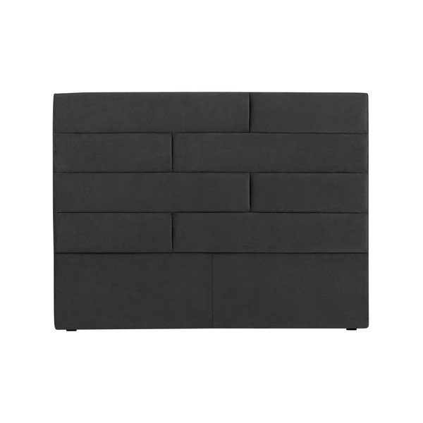 Tumši pelēks gultas galvgalis Cosmopolitan Design New York, platums 200 cm-image-2
