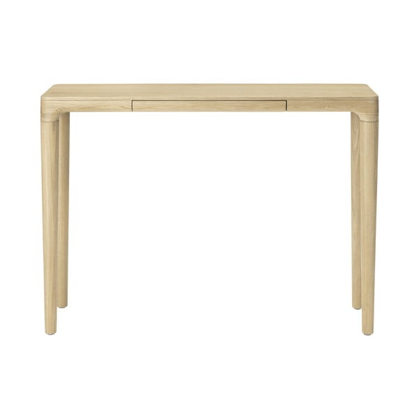 Dabīga toņa ozola masīvkoka konsoles galds 12x110 cm Heart'n'Soul – UMAGE-image-2