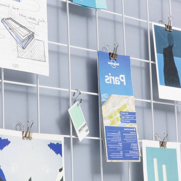 Balts metāla ziņojumu dēlis, 50 x 70 cm-image-4