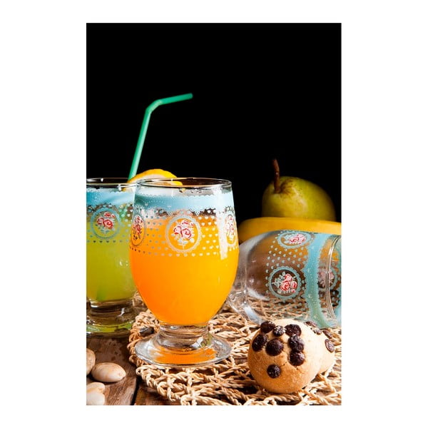 3 glāžu komplekts Mezzo Azul Duru, 200 ml-image-1