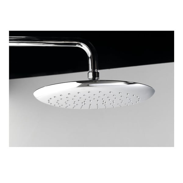 Spīdīgas sudraba krāsas misiņa dušas komplekts ar termostatisko jaucējkrānu ar dušas galvu/ar rokas dušu 131 cm Solaris – Sapho-image-4