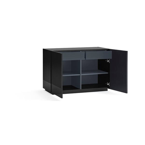 Melna zema kumode 100x70 cm Doric – Teulat-image-3