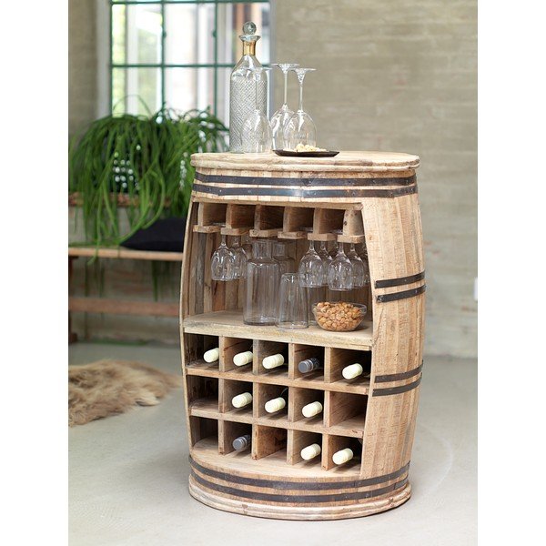 Canett Barrel Mango koka vīna skapis-image-1