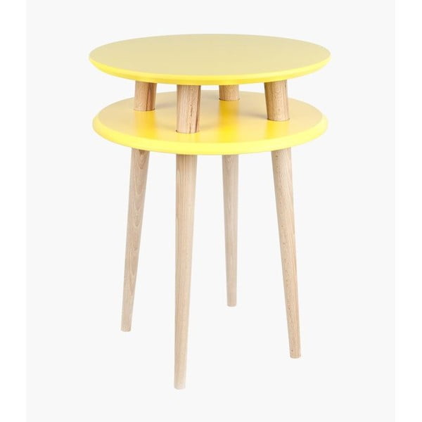 Saliekamais galds UFO 61x45 cm, dzeltens
