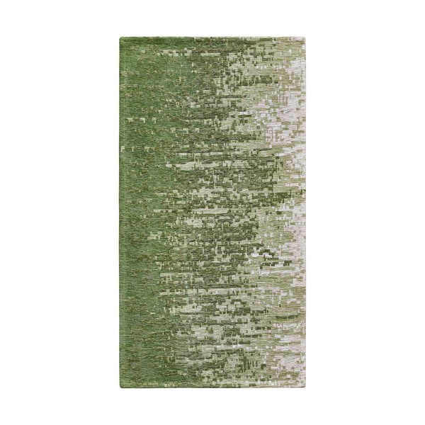 Zaļš mazgājams celiņa paklājs 55x240 cm Tamigi Verde – Floorita