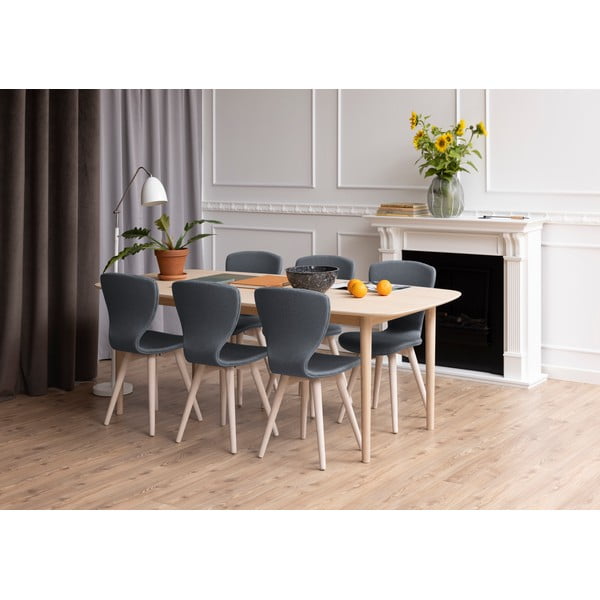 Izvelkamais ēdamgalds ar virsmu no ozolkoka imitācijas 210x100 cm Aston – Actona-image-1