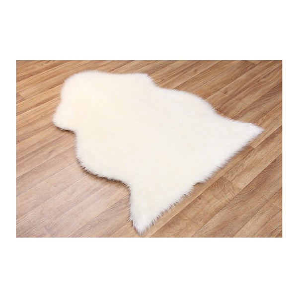 Krēmkrāsas mākslīgās kažokādas paklājs Eco Rugs Tekli, 70 x 100 cm-image-2