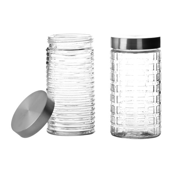 Stikla kastes (2 gab.) pārtikai – Casa Selección